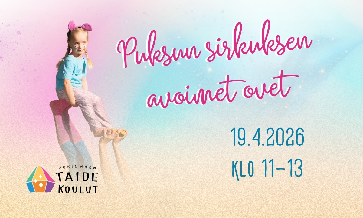 Puksun Sirkuksen AVOIMET OVET 19.4.2026
