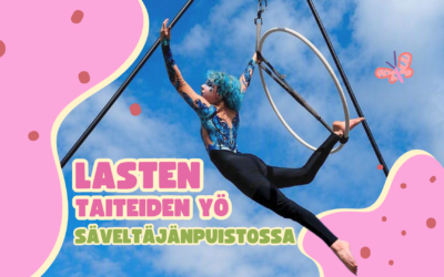 Lasten Taiteiden yö Säveltäjänpuistossa