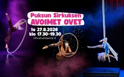 Puksun Sirkuksen AVOIMET OVET 27.8.2026